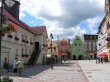 Rynek w Leśnej latem 2010 roku - fotoreportaż