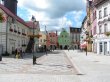 Rynek w Leśnej latem 2010 roku - fotoreportaż